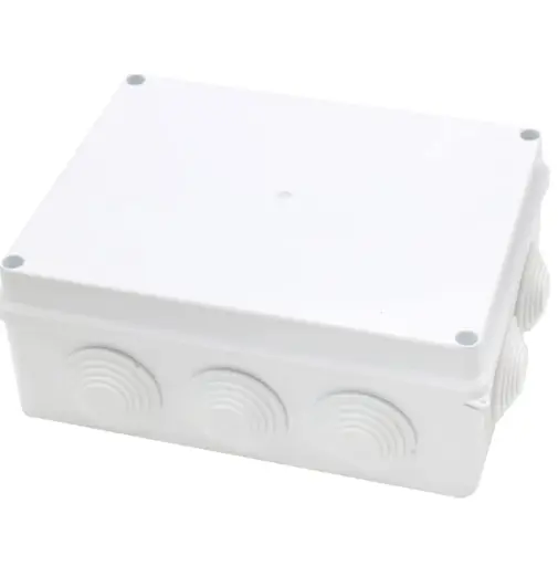 ABS Junction Box IP65, 200×155×80 mm, White