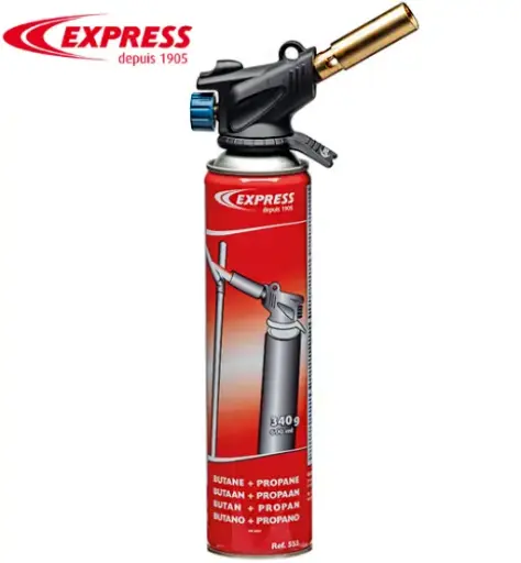 Express Gas Blow Torch with Ignition & Gas