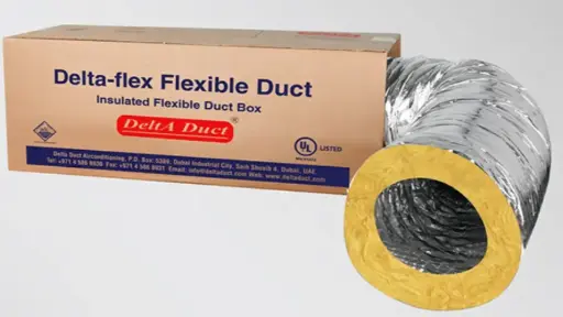 Delta Insulated Flexible Duct 150 mm / Гибкий утеплённый воздуховод Delta 150 мм