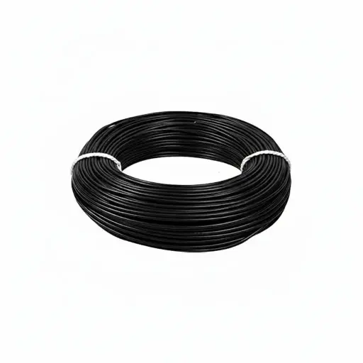 RR Rubber Insulated Cable, 1C × 2.5 mm², Black / Кабель резиновый RR, 1 жила × 2,5 мм², черный