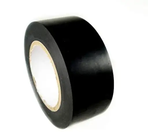 [Asmaco] Asmaco PVC Wrapping Tape 2" × 100 Yard, Black / Изоляционная ПВХ лента Asmaco 2" × 100 ярдов, чёрная