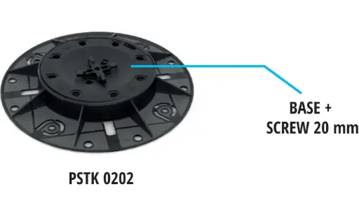 [PSTK0202] Access Floor Pedestal Base with Screw 20 mm