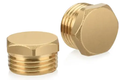 Brass End Plug 15 mm / Латунная заглушка 15 мм