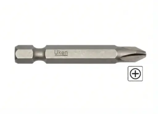 [U1572] Uken Screw Bit PH2 × 50 mm, 10 Pcs / Бита Uken PH2 × 50 мм, 10 шт.