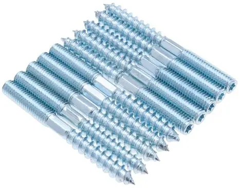 [Gi M8 x 120 mm] Gi Coach Stud M8 × 120 mm Double‑End Dowel Screw, 1 pcs