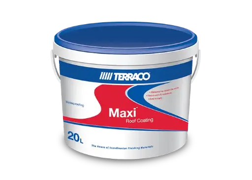 [TERRACO] Terraco Maxi Roof Coating White, 20 L / Кровельное покрытие Terraco Maxi, белое, 20 л
