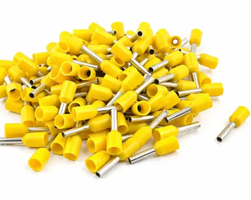 [E4009/Y] Bootlace Ferrules E4009 4 mm², Yellow (per Packet) / Наконечники втулочные изолированные E4009 4 мм², жёлтые (за упаковку)