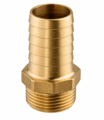[Brass Hose Connector] Brass Hose Connector 8 mm × 1/4" (Male) / Латунный штуцер для шланга 8 мм × 1/4" (наружная резьба)