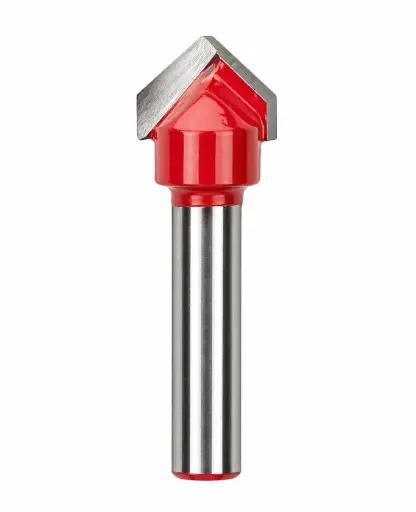 [45° V-Groove Router Bit] 45° V-Groove Router Bit 6 × 12 mm / Фреза V-образная 45° 6 × 12 мм