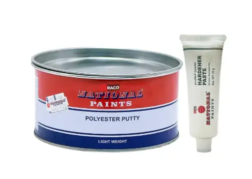 [National Paints] National Paints Polyester Putty Tin 1.5 kg