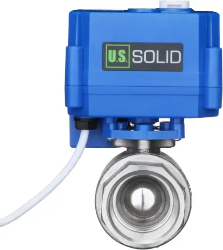 [U.S. Solid] U.S. Solid Motorized Ball Valve 9–24V 25 mm (AC/DC)