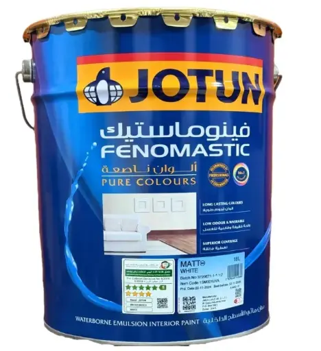 Краска интерьерная Jotun Fenomastic Pure Colours, матовая белая, 18 л