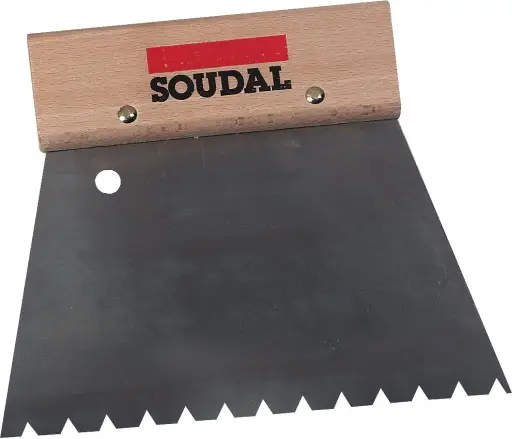 [B11-112946] Профессиональный зубчатый шпатель SOUDAL B11, 180 мм