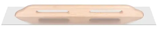 [ECOLINE] Stainless Steel Finishing Trowel with Wooden Handle, 800 mm