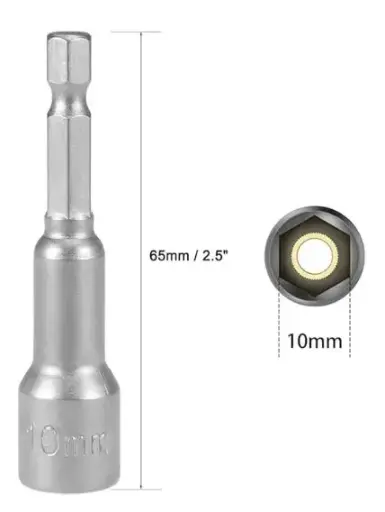 [U1593] Магнитная насадка-гайковёрт Uken Nut Setter 10 мм × 65 мм