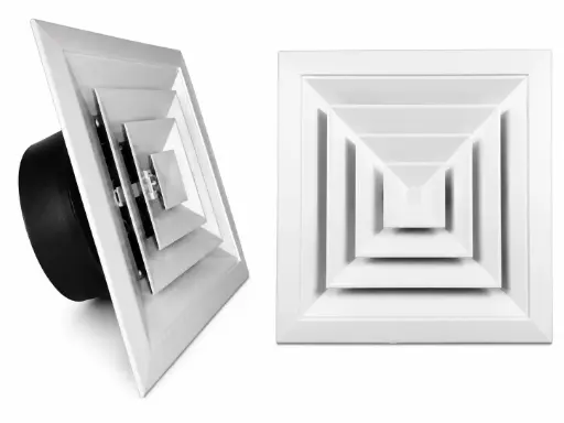 [AC Diffuser] Потолочный приточный диффузор 300 × 300 мм