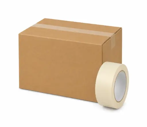 [Masking Tape 2" x 15 yd] Masking Tape 2" (48 mm) x 15 yd (13.7 m), Box of 24 Rolls