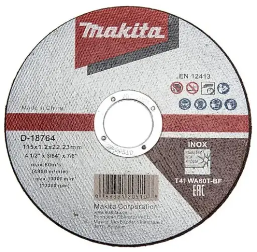 [D18764] Makita Metal Cutting Disc, 115 mm