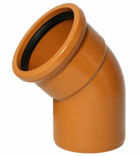 COSMO UPVC Elbow 45°, 100 mm