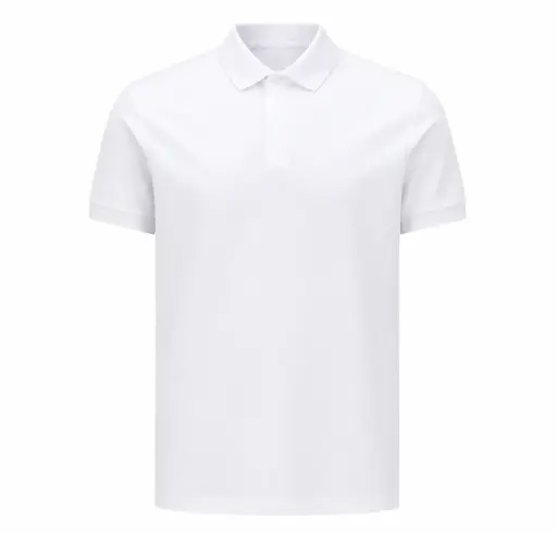 Next Level Polo Shirt S/S, White, Size L, 100% Recycled Polyester