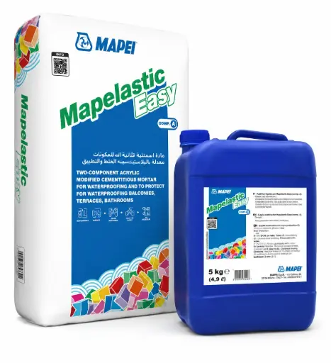 MAPEI Mapelastic Easy A+B Waterproofing Mortar, 24 kg