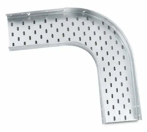 GI Cable Tray Elbow 90°, 350 × 50 × 1.5 mm