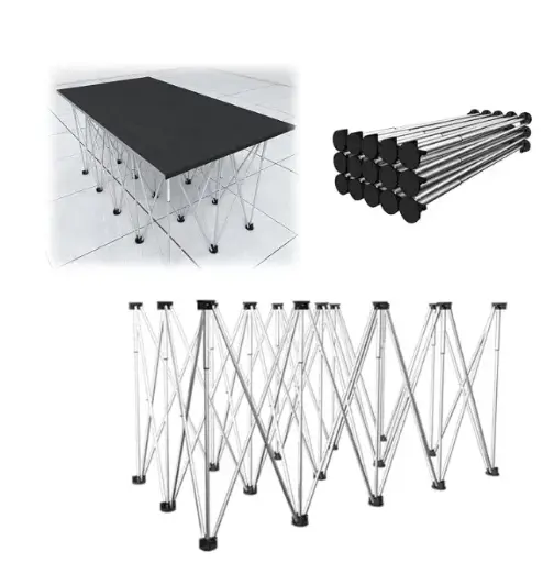 Переносной строительный верстак Workstand, усиленный, на 10 опорах