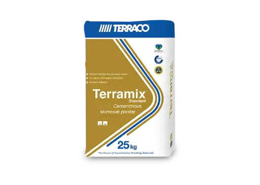 Полимерцементный ремонтный состав TERRACO Terramix Standard SP 25 кг, серый