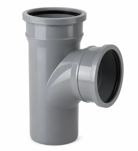 Cosmoplast UPVC Push Type Tee 100 mm, Grey