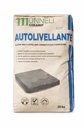 Colmef Monneli Autolivellante Self-Levelling Cementitious Mortar 25 kg