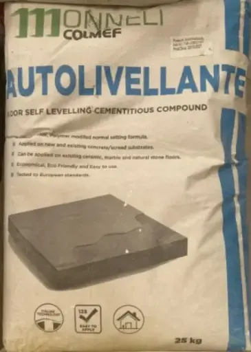 Monneli Colmef Floor Self-Levelling Cementitious Compound 25kg