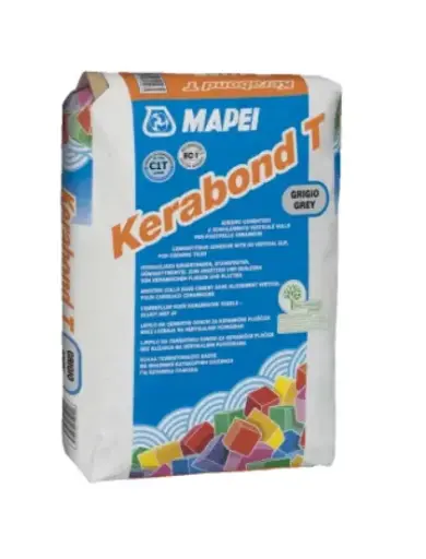 Mapei Kerabond T Grey Cementitious Tile Adhesive, 25 kg