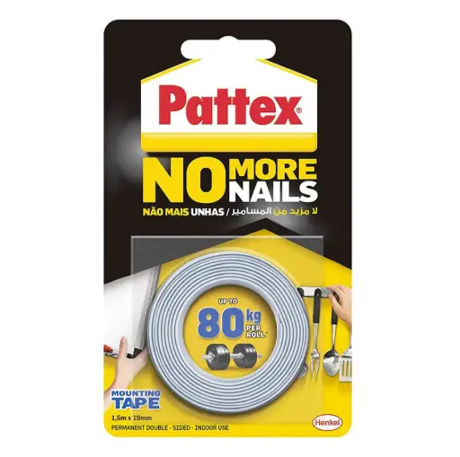 Двусторонняя монтажная лента Henkel Pattex — прочность сцепления 80 кг