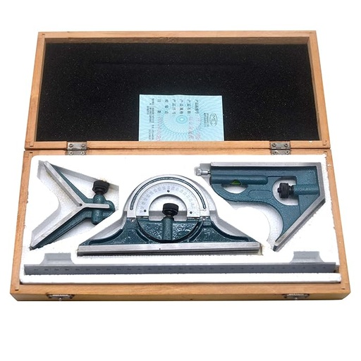 Oudtinx 4-Piece Combination Square Set, 12"