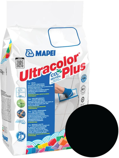Mapei Ultracolor Plus 120 Black Tile Grout 4×5 kg