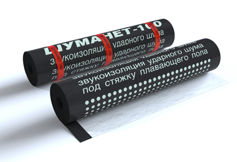[1235.1101] Shumanet 100 Hydro-Sound and Waterproofing, 5mm (roll 10x1m) / Звуко-гидроизоляция Шуманет 100 Гидро, 5 мм (рулон 10×1м) — 1235.1101