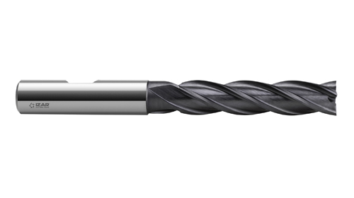 [IZ447001600] IZAR End Mill, 16 mm × 123 mm, 2 Flute, HSSE, Bright Finish / Концевая фреза IZAR, 16 × 123 мм, 2 зуба, HSSE, без покрытия